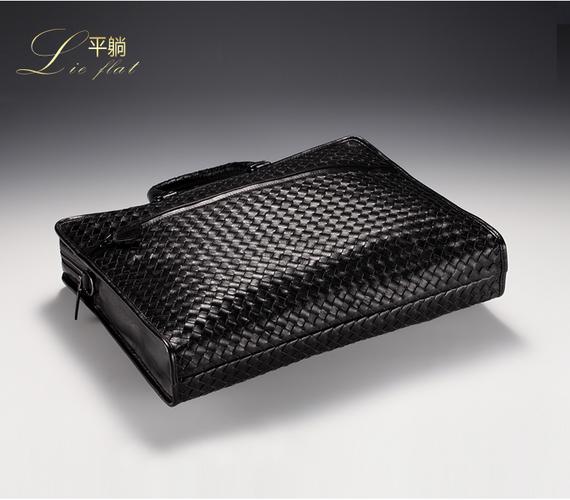 质感与格调之选 科鼎 woven 牛皮编织男士两用商务包深度品鉴